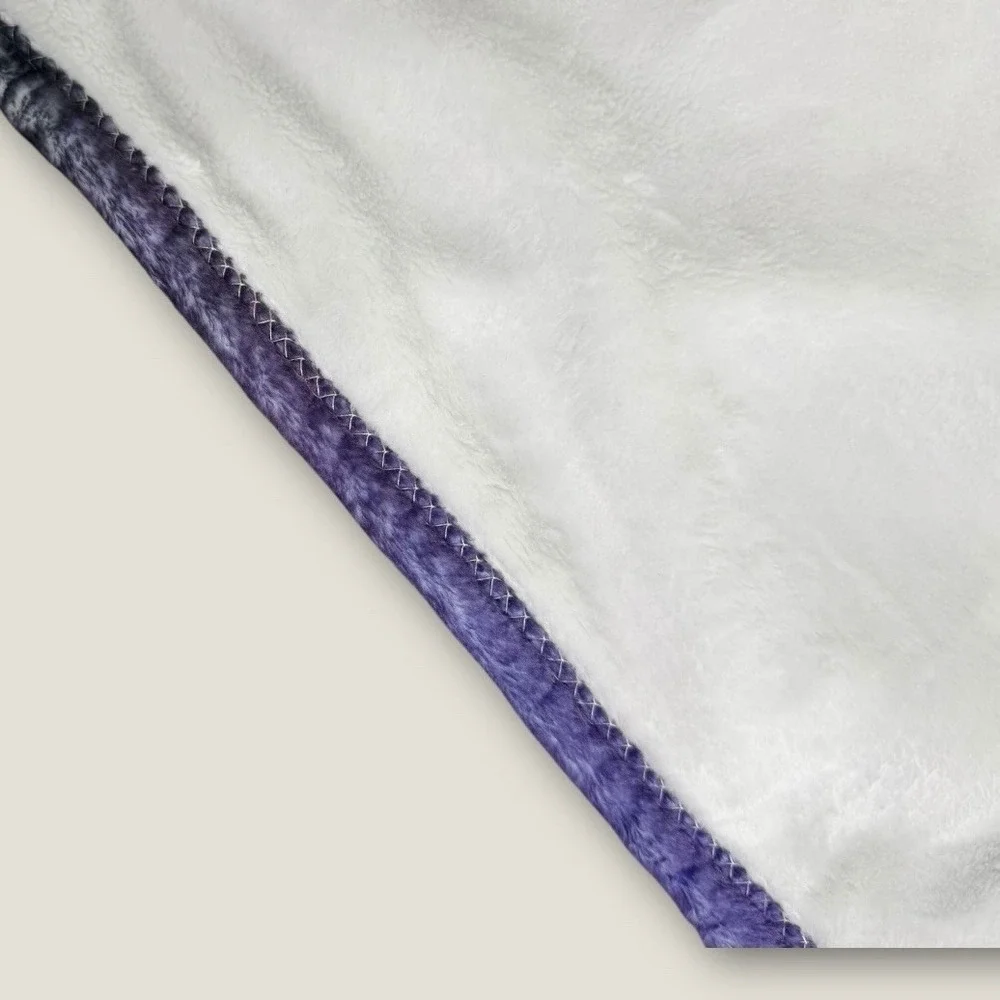 Travis Scott Astroworld Fleece Throw Blanket 50x60 Rollercoaster‎ Psychedelic